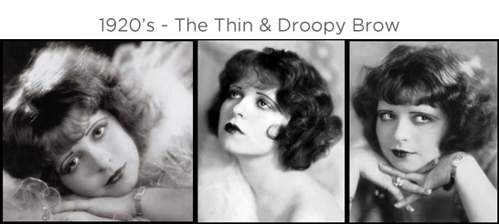Eyebrows through the ages 2 Eyebrows through the ages - 1920s
